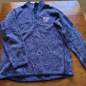 Washington Nationals Fleece 1/4 Zip Pullover